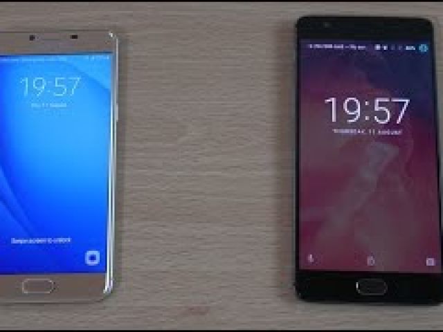 Samsung Galaxy C5 vs OnePlus 3 - Speed & Camera Test!