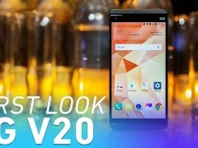 LG V20 with Android 7.0 Nougat first look