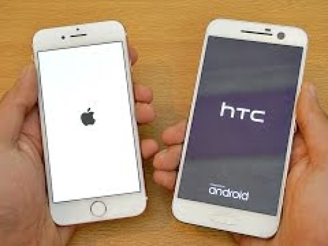 iPhone 7 vs HTC 10 - Speed Test!
