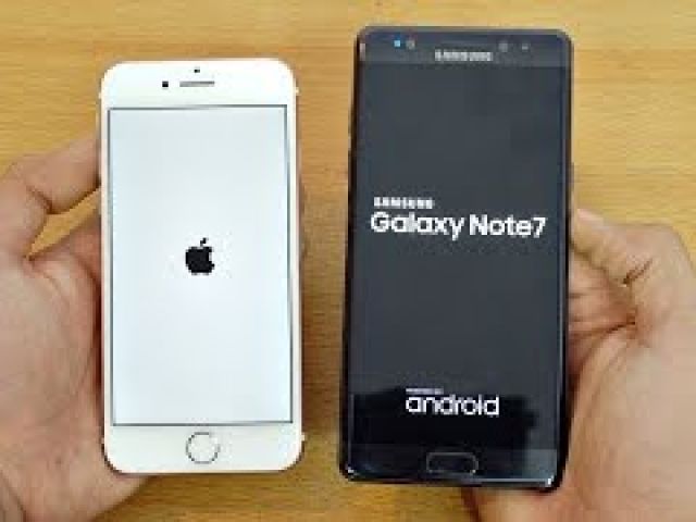 iPhone 7 vs Samsung Galaxy Note 7 - Speed Test!