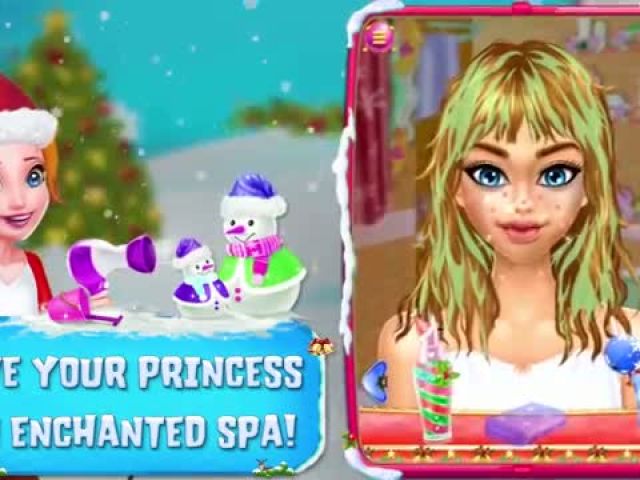 Fashion Princess Christmas Spa - Princess Christmas Fashion Games By Gameiva