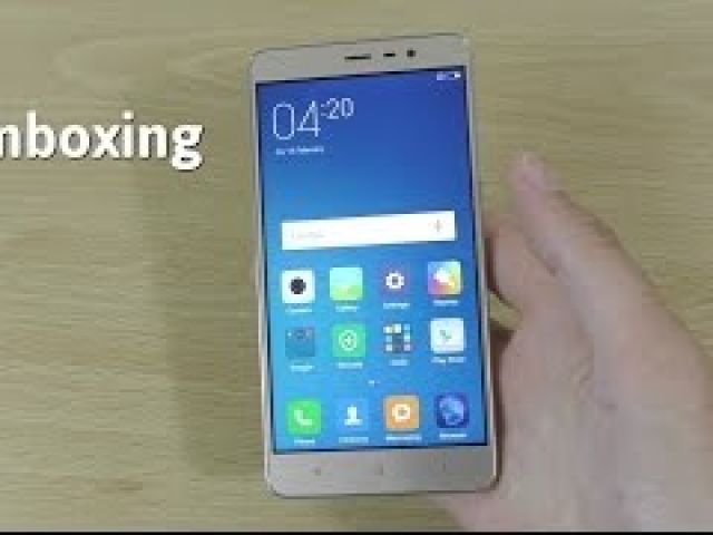Xiaomi Redmi Note 3 Pro Gold - Unboxing