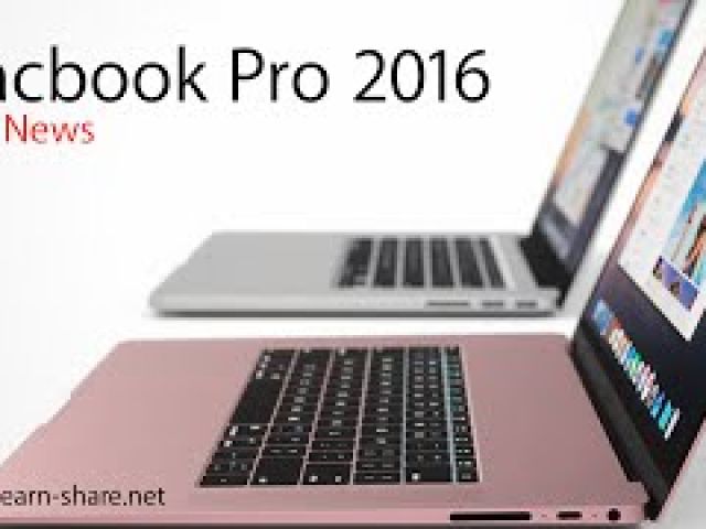 Apple Macbook Pro 2016 News