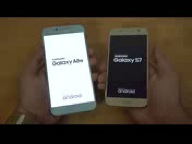 Samsung Galaxy A8 (2016) vs Galaxy S7 - Speed Test!