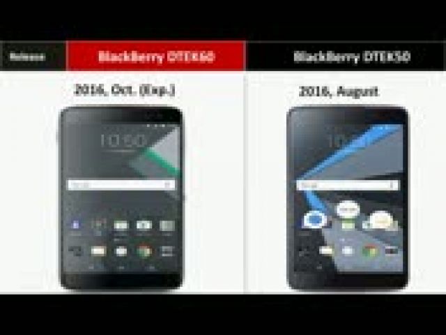 BlackBerry DTEK60 Vs BlackBerry DTEK50 Comparison