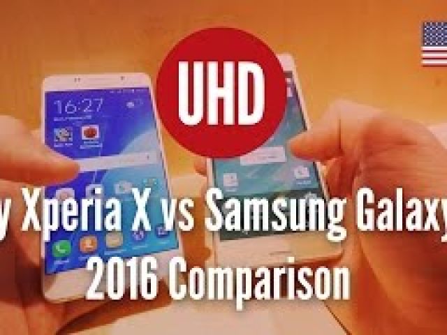 Sony Xperia X vs. Samsung Galaxy A5 Comparison