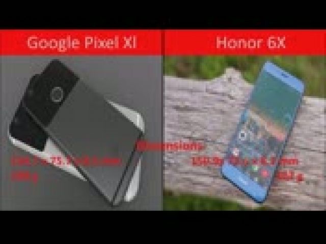 Huawei Honor 6X VS Google Pixel