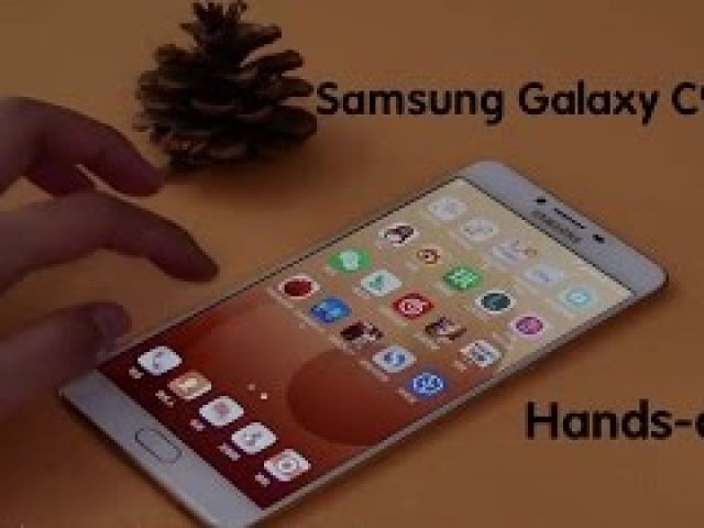 Samsung Galaxy C9 Pro Hands on