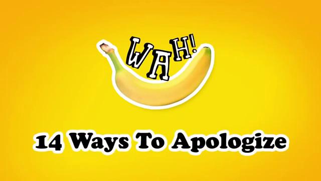 14 Ways to Apologize