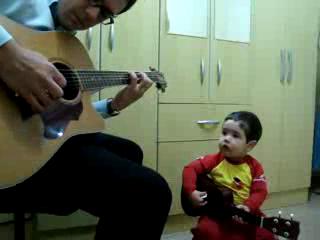 2 years old amazing baby singing 'Don't Let Me Down'