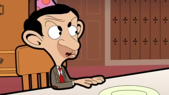 Teddy's birthday party - Mr Bean Cartoon Video - PHONEKY