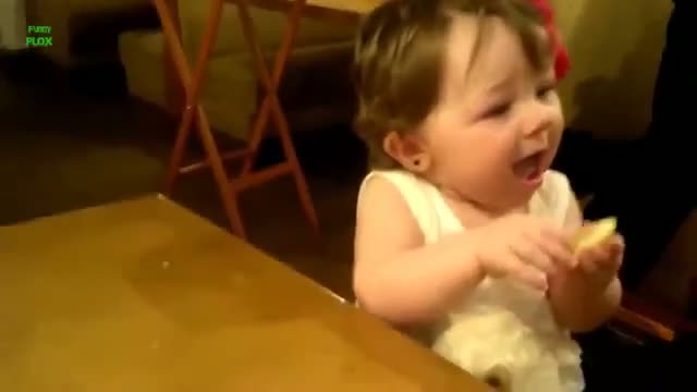 Babies Eating Lemons for First Time
