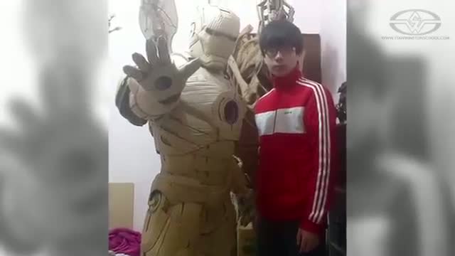 Cardboard Iron Man by Tony Stark of Taiwan