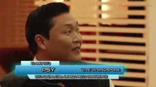 Psy - Press Conference for Social Star Awards in SG Part 1