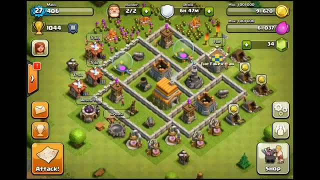 Clash Of Clans Unbeatable Town Hall Level 5 Base Setup Video Phoneky