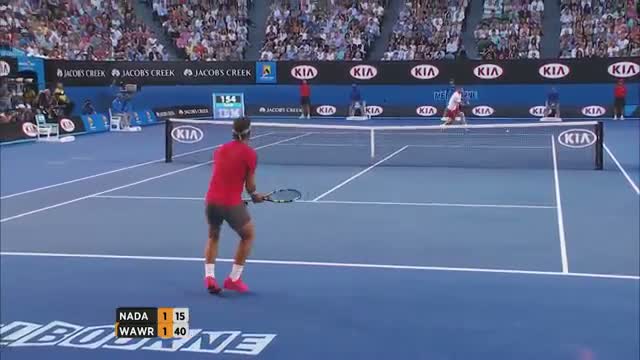 Wawrinka's hot shots - 2014 Australian Open