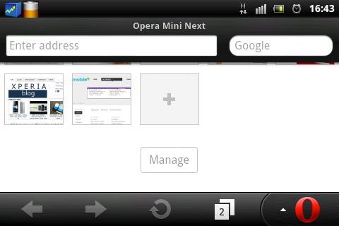 Opera Mini Next 7.0