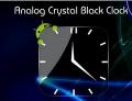 Crystal Black Clock