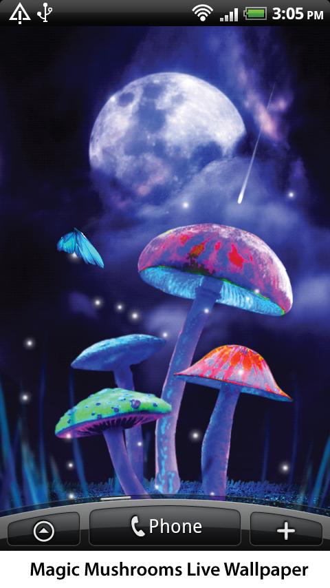 Magic Mushrooms Android Live Wallpaper