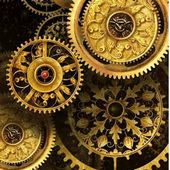 Gold Clock Live Wallpaper Pro