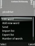 Custom Dictionary