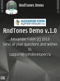 Rnd Tones Demo V1.0 Symbian