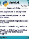 Python Shakelock v1.0.4