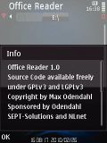 Office Reader v1.0 S60v3 SymbianOS9.x