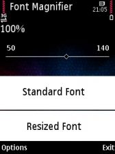 font symbian s60v3