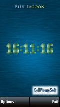 Blue Lagoon Clock - Nokia S60v5