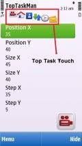 Top Screen Task Touch