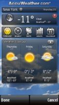 Accu Weather Application For Nokia S60v5