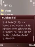 QuickRedial 0.1.2