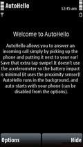 AutoHello App For Nokia S60v5 Mobiles