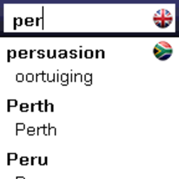 English ↔ Afrikaans Offline Dictionary