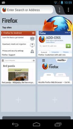 Mozilla Mobile Browser