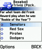 Baseball Trivia Phone