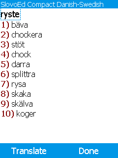 SlovoEd Compact Danish-Swedish & Swedish-Danish Dictionary