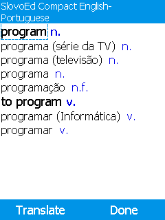 SlovoEd Compact English-Portuguese & Portuguese-English Dictionary