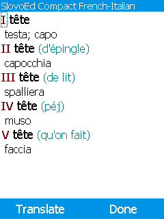 SlovoEd Compact French-Italian & Italian-French Dictionary