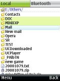 Transferência de arquivos Bluetooth OBEX FTP 1.20