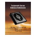Quran Terjemah Indonesia