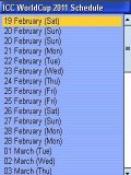 ICC WorldCup Schedule 2011 v1.0 J2ME