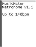 MusicMaker Metronome v1.1