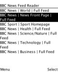 Leitor de Feed RSS da BBC News