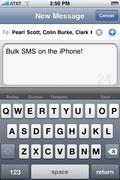 SMS na telefon iPhone