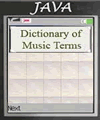 संगीत शर्तों का शब्दकोश