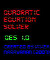 QES Quadratic Equation Solver