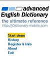उन्नत अंग्रेजी शब्दकोश 3.0